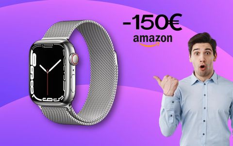 Apple Watch Series 7 con cinturino in maglia milanese: SCONTO WOW di 150 euro!