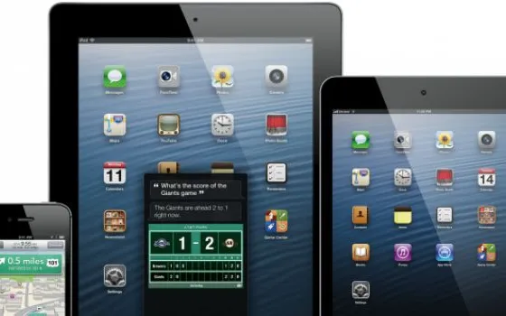 I rendering in 3D dell'iPad mini