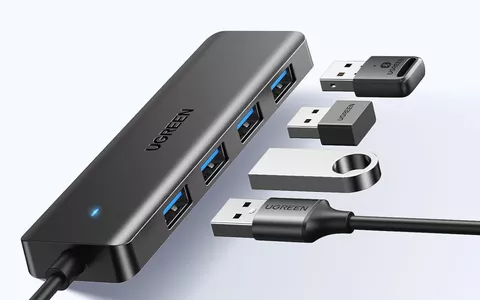 SOLO 9€ per Hub USB con 4 porte: imperdibile per lo Smart Working!