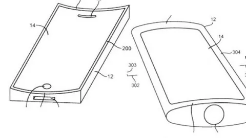 Apple brevetta l'iPhone curvo con feedback tattile e microfono laser
