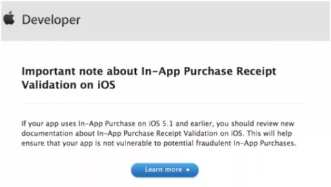 Apple tapperà la falla degli acquisti in-app su iOS 6