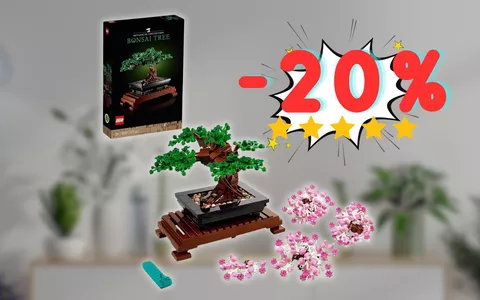 CROLLA il prezzo di LEGO Icons Bonsai a MENO DI 40€ (-20%) solo per poco!