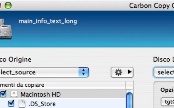 Backup: rilasciato Carbon Copy Cloner 3