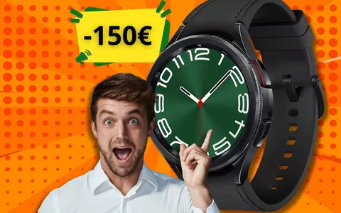 Samsung Galaxy Watch6 a 150€ IN MENO: ribasso shock di Amazon SOLO OGGI