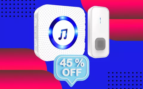 CHE FORZA il campanello wireless con 55 melodie e a soli 9€ su Amazon!