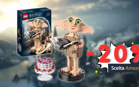 LEGO di Dobby, l'elfo di Harry Potter, il regalo PERFETTO in sconto MAGICO del 20%