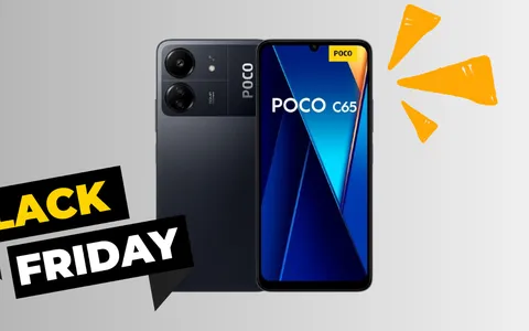8+256 GB: lo smartphone POCO C65 in svendita con il Black Friday anticipato
