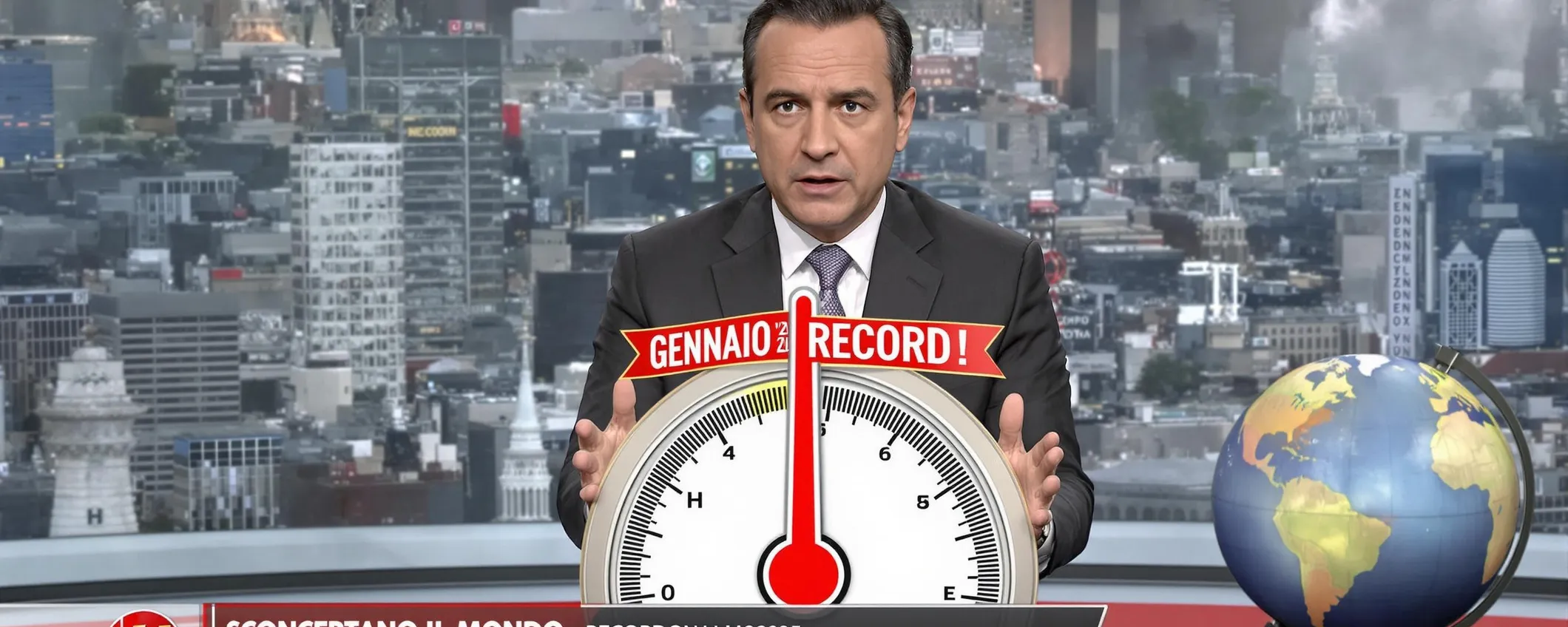 Gennaio 2025: temperature record sconcertano il Mondo