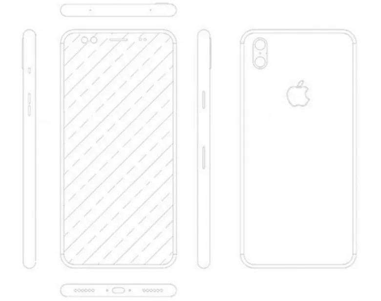 iPhone 8, gli schemi industriali svelano sensore 3D e niente pulsante Home
