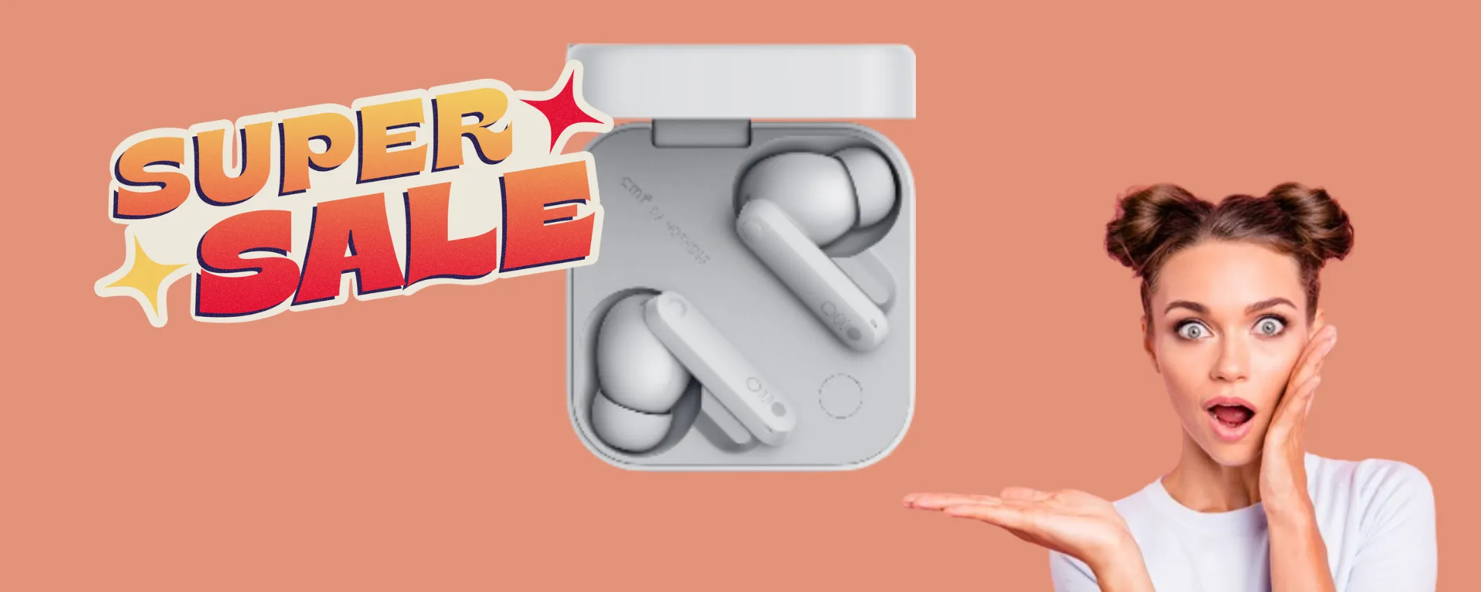 CMF by Nothing Buds: con le Offerte di Primavera le paghi solo 24€