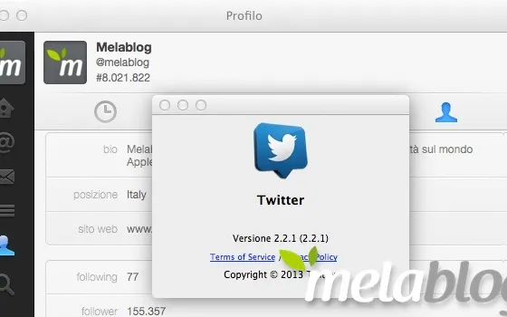 Twitter per Mac, un update porta più integrazione con OS X e stabilità