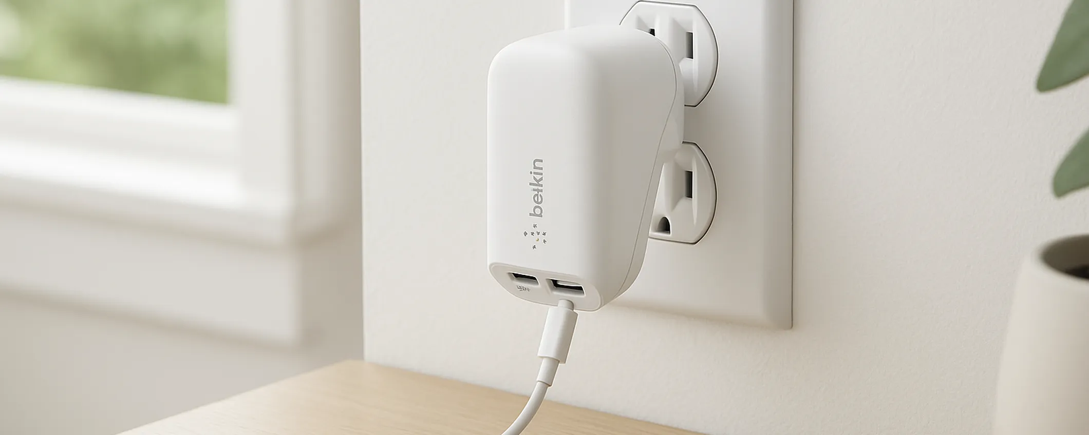 Doppio Caricabatteria da parete Belkin a soli 16€: sconto bomba del -43%