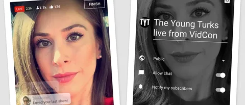 YouTube: live streaming dall'applicazione Android