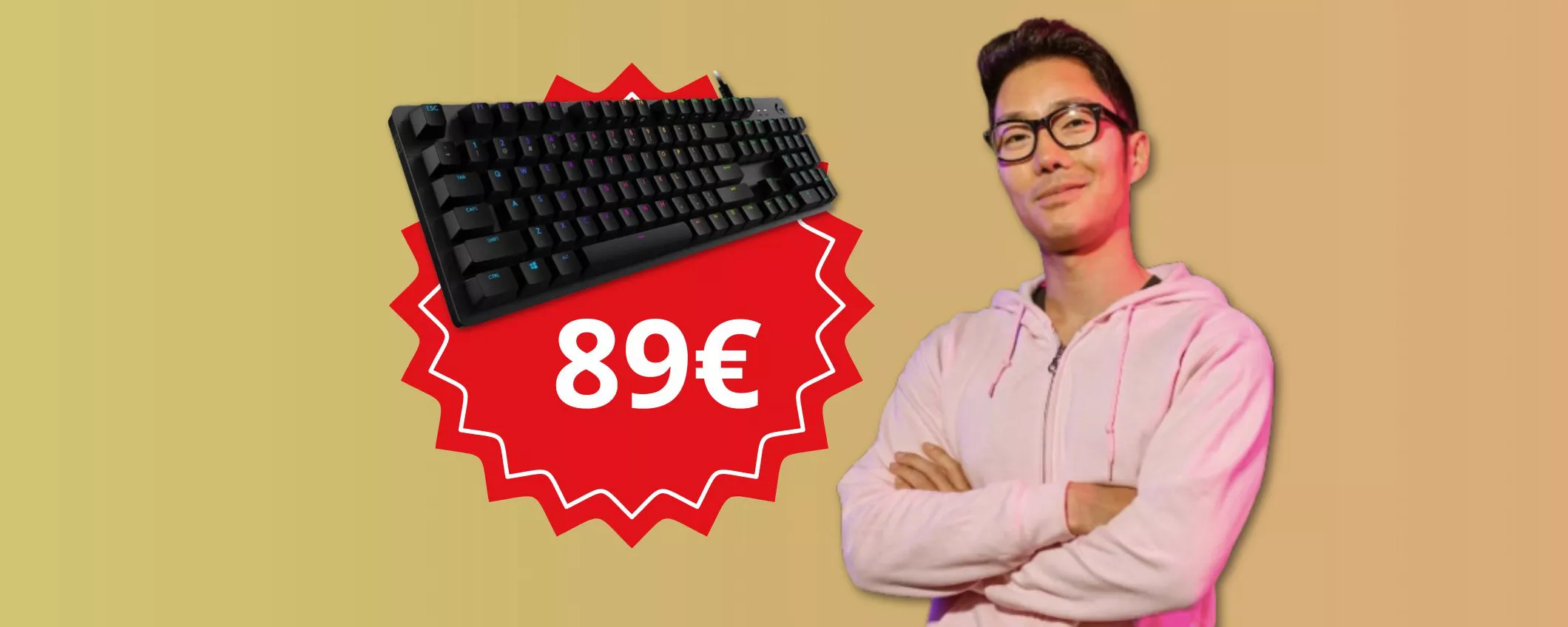 Tastiera da GAMING Logitech ad un prezzo ASSURDO: devi comprarla al VOLO