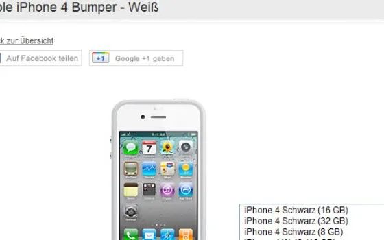 iPhone 4S da 16, 32 e 64 GB secondo Vodafone Germania