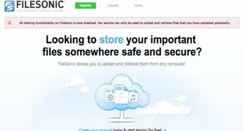 FileSonic fugge: Megaupload fa paura