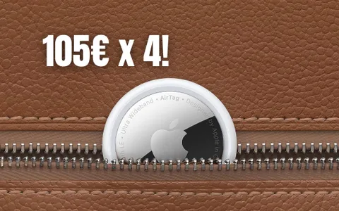 Fai scorta di AirTag: ne prendi 4 a 105€ con la promozione Amazon