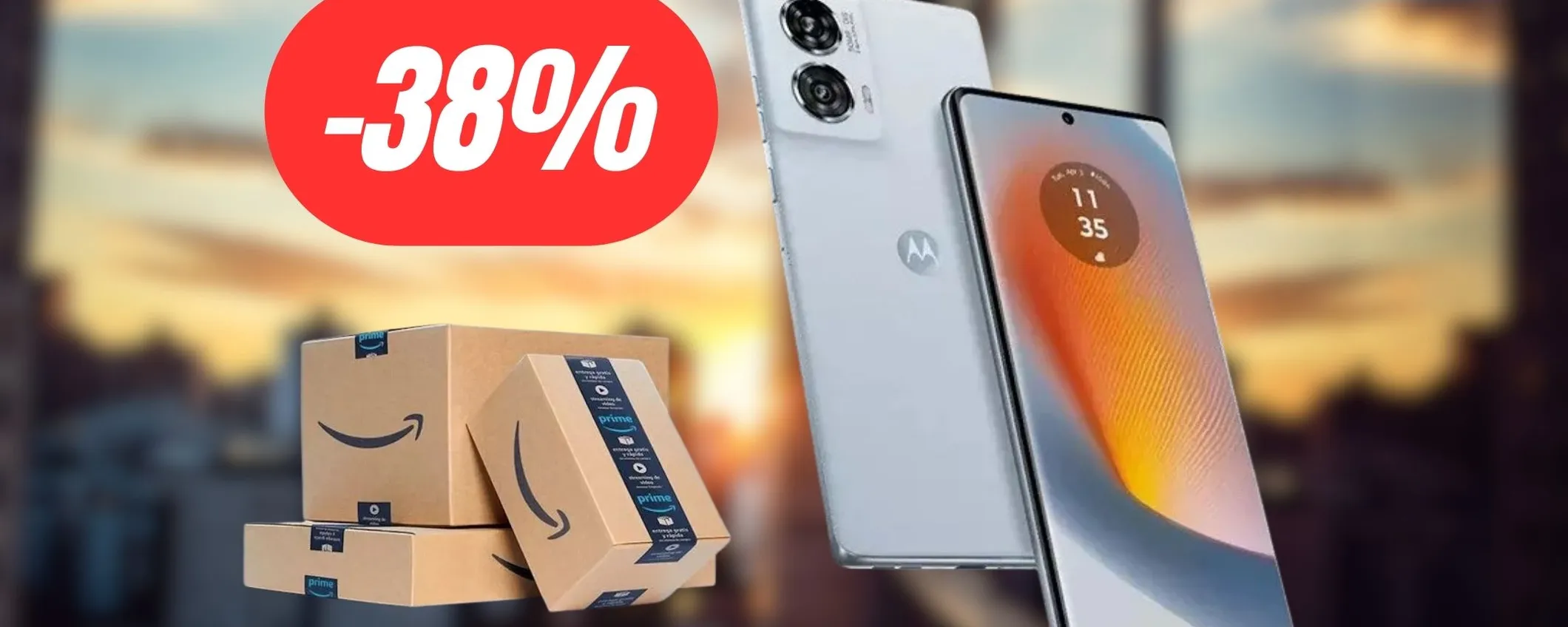 Motorola Edge 50 Fusion: è lui il best buy del Natale Amazon -38%