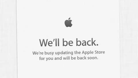 Apple Store offline a poche ore dall'evento