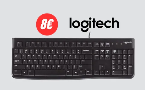 Tastiera Logitech ad 8€ in occasione della Festa delle Offerte Prime