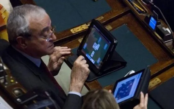I parlamentari italiani e l'iPad