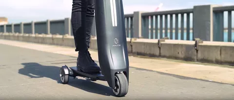 Immotor GO, uno scooter elettrico e pieghevole