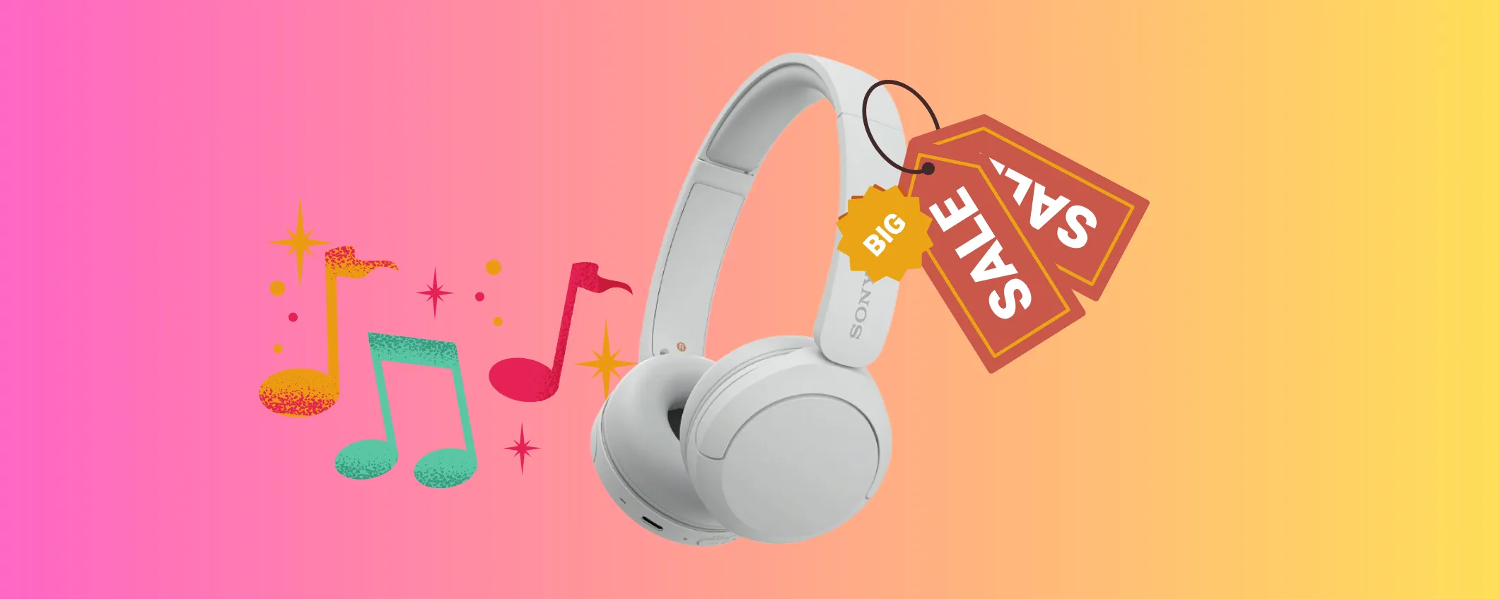 50 ore di musica no-stop con le Cuffie Wireless Sony a prezzo stracciato (32€)
