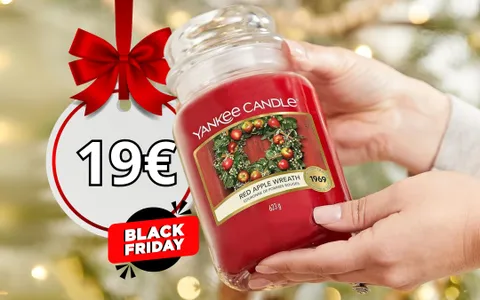 Yankee Candle A SOLI 19€: il profumo di mela e cannella IN PROMO Black Friday
