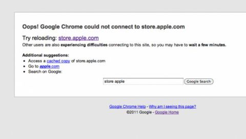Apple Store è completamente down! (Aggiornato)