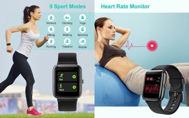 smartwatch cardiofrequenzimetro offerta amazon