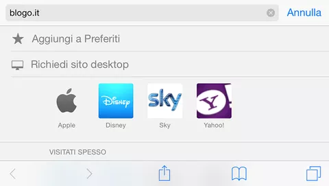 iOS 8 come vedere i siti in versione desktop con Safari