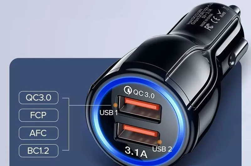 Caricatore per auto da 36W doppia USB: tuo a soli 4€ solo per oggi - Webnews