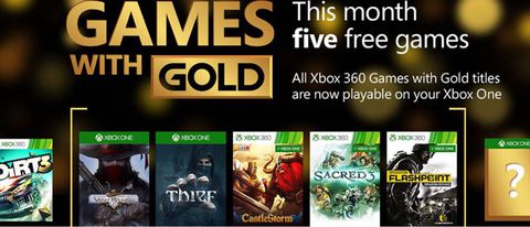 Games with Gold, 5 giochi a dicembre per Xbox One
