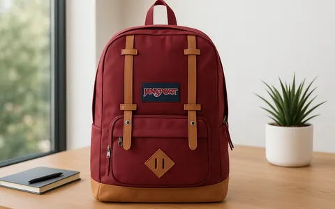 JanSport Cortlandt Russet Red: stile e praticità a meno della metà su Amazon