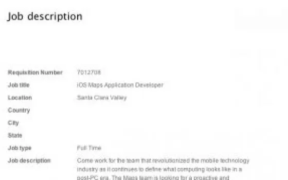 iOS Maps: Apple lavora per migliorarne lo sviluppo
