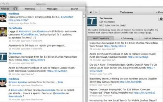 Echofon arriverà su Mac entro il 2009