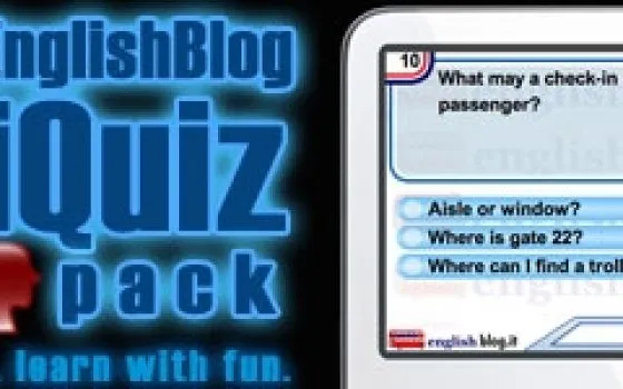 iQuiz di Englishblog: imparare l'inglese sotto l'ombrellone