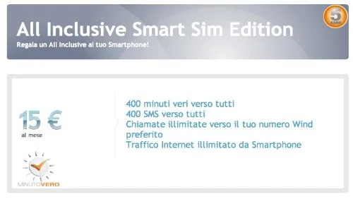 Wind: la nuova All Inclusive Unlimited e tutte le nuove promozioni ricaricabili e abbonamento