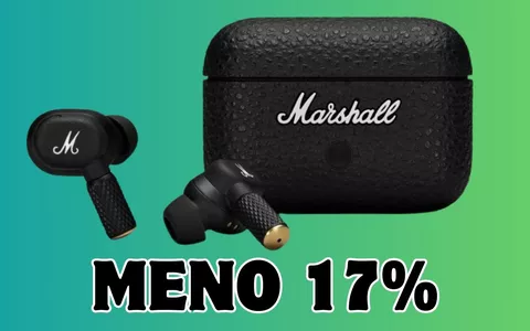 Marshall Motif II ANC, il suono è rock, il prezzo scontato MENO 22 PER CENTO pure!