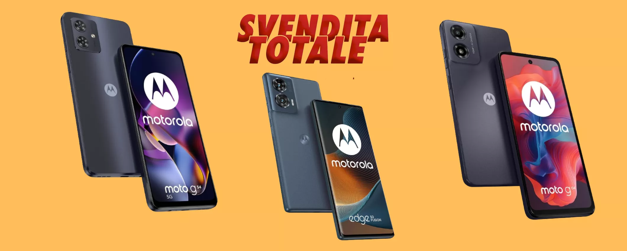 FUORITUTTO Motorola: smartphone TOP DI GAMMA scontati fino al -43%