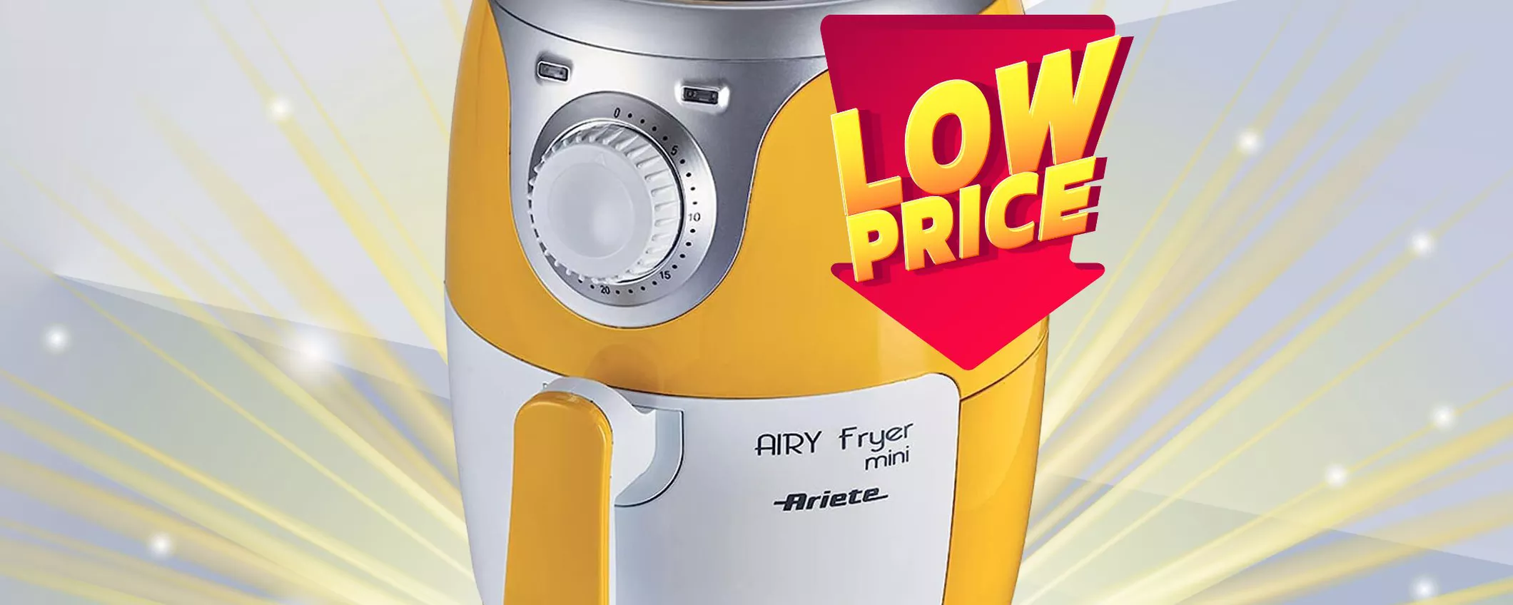 PREZZO SHOCK: solo 39€ per Friggitrice ad aria ARIETE Fryer Mini