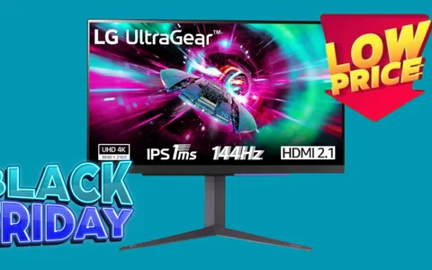 Il miglior Monitor Gaming LG oggi è in promo esclusiva Black Friday