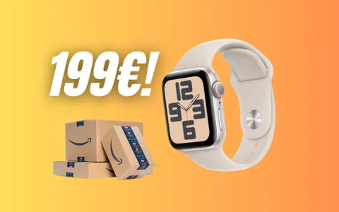 Apple Watch SE oggi lo paghi meno di 200€ su Amazon: AFFARE