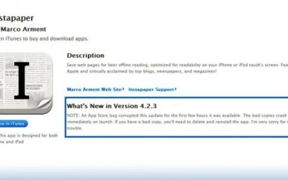 Apple spiega il problema dei download corrotti su App Store