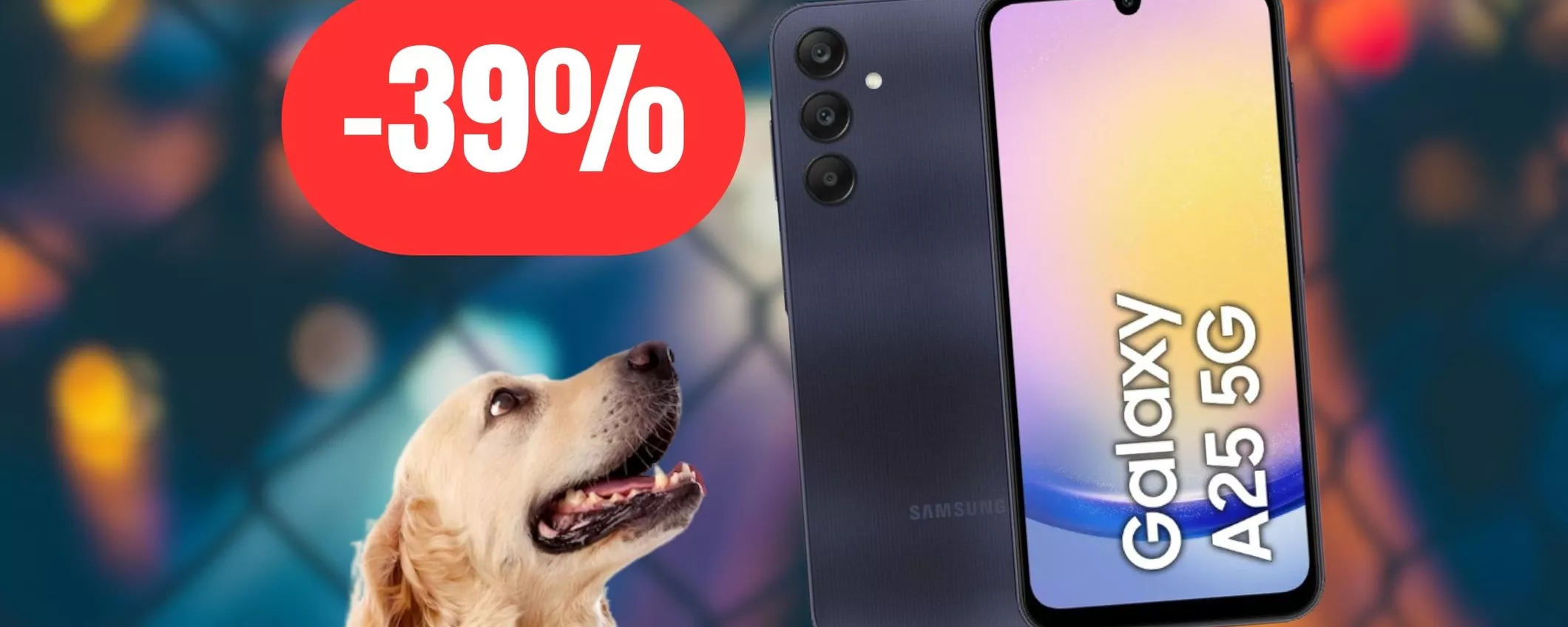 Samsung Galaxy A25: 146€ risparmiati e oggi è un best buy