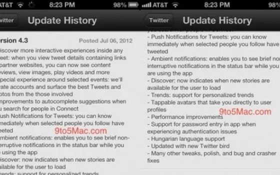 Twitter per iOS, in arrivo un ciclopico aggiornamento