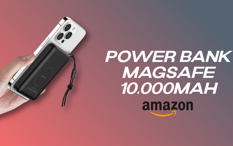 Power Bank MagSafe 10.000mAh: Amazon lo sconta tramite COUPON!