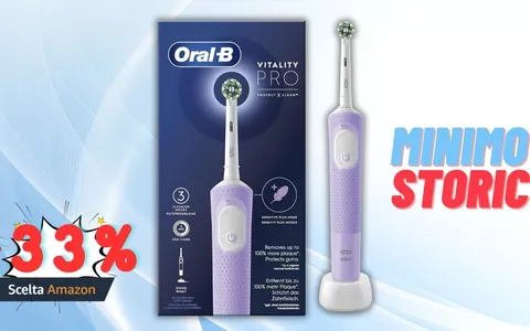 Oral-B Vitality Pro, sorriso da star al MINIMO STORICO: lo paghi solo 25,90€ (-33%)