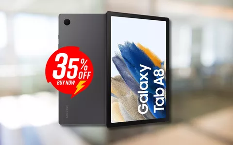 ANTICIPA IL NATALE: Samsung Galaxy Tab A8 crolla di 100€ solo oggi!