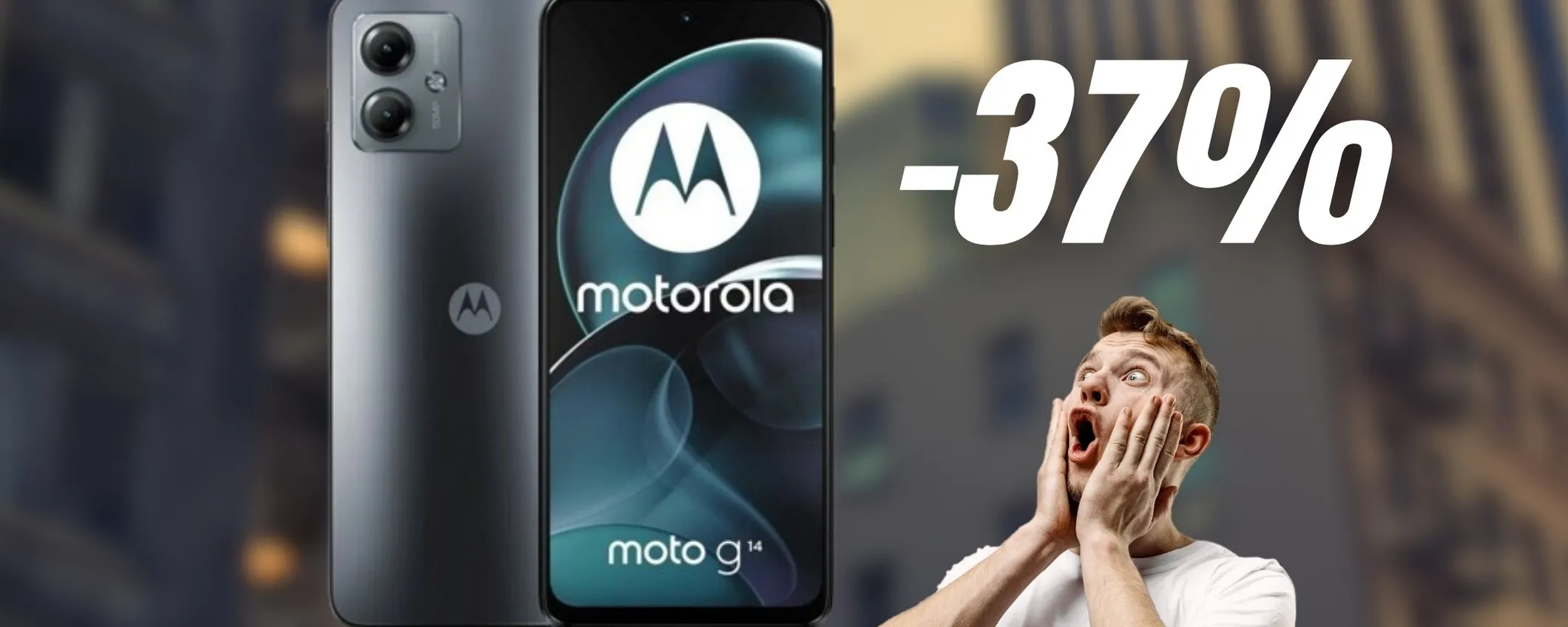 Motorola G14 è l'entry level da prendere oggi: lo paghi pochissimo con lo sconto a tempo
